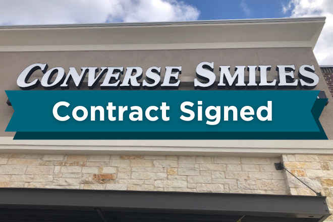Contract Signed Converse Smiles